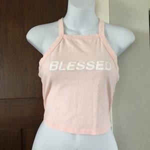 ❌❌SOLD❌❌ “Blessed” Crop Top by La Hearts